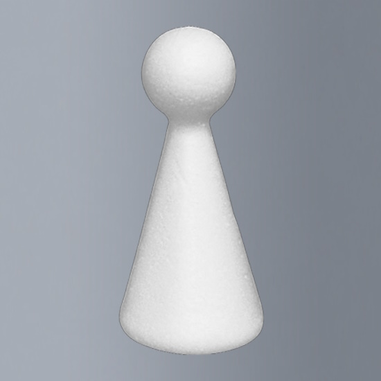Polystyrenová kuželka, výška 15cm