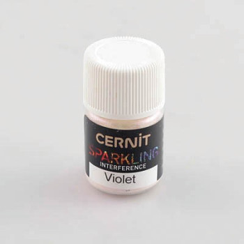 Efektový prášek Cernit 5g – Interference Violet