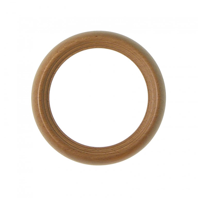 Kulatý rám přírodní lakovaný 9cm