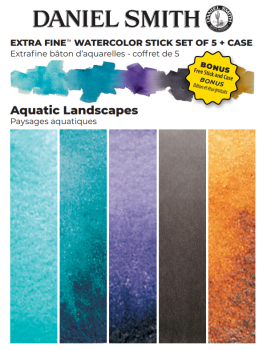 Daniel Smith Watercolor stick – sada 5ks Aquatic Landscapes