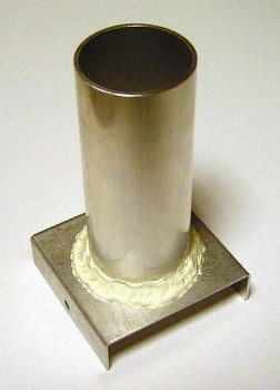 Plechová forma na odlévání svíček - válec průměr 46x120 mm