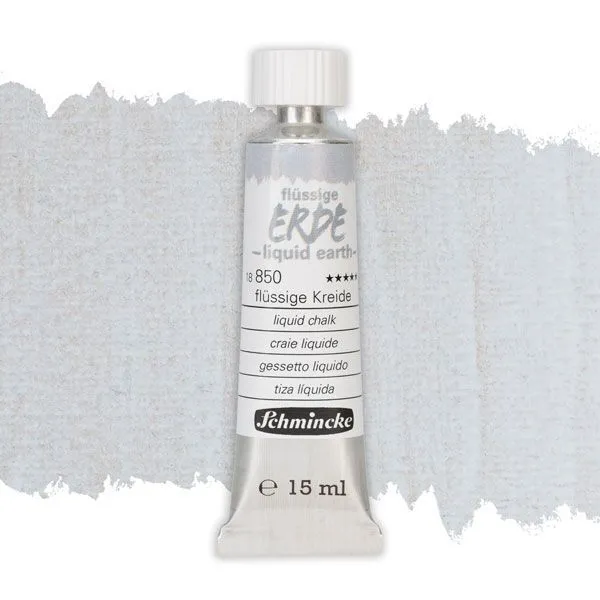 Přírodní barva Schmincke Liquid Earth 15ml – Chalk