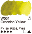 Akvarelová barva Mijello 15ml – 531 Greenish Yellow