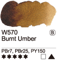 Akvarelová barva Mijello 15ml – 570 Burnt Umber