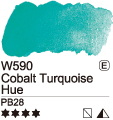 Akvarelová barva Mijello 15ml – 590 Cobalt Turquoise Hue