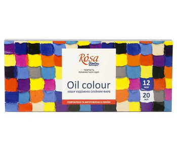 Sada olejových barev Rosa Studio 12x20ml