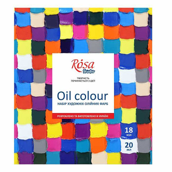 Sada olejových barev Rosa Studio 18x20ml