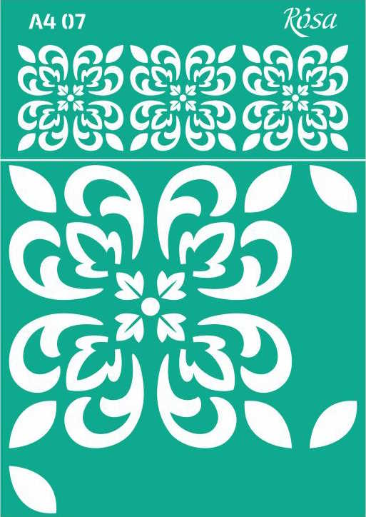 Šablona opakovatelně samolepicí A4 – 07