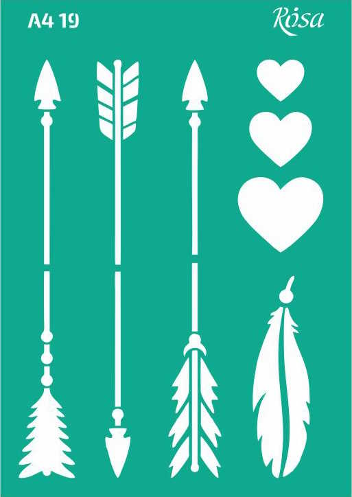 Šablona opakovatelně samolepicí A4 – 19