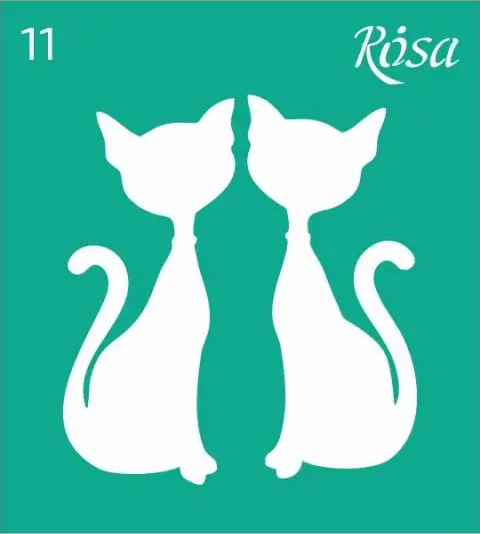 Šablona opakovatelně samolepicí 9x10cm – 11