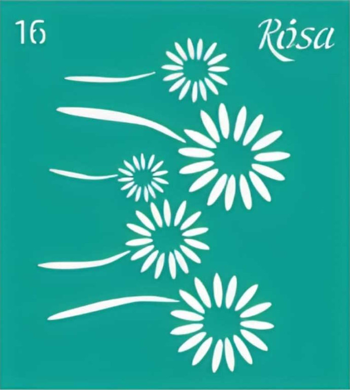 Šablona opakovatelně samolepicí 9x10cm – 16