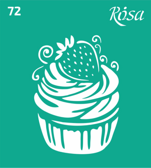 Šablona opakovatelně samolepicí 9x10cm – 72