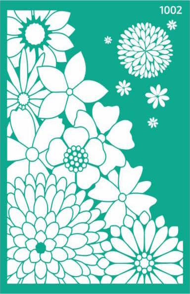 Šablona opakovatelně samolepicí 13x20cm – 1002