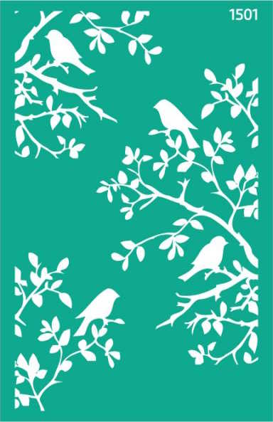 Šablona opakovatelně samolepicí 13x20cm – 1501