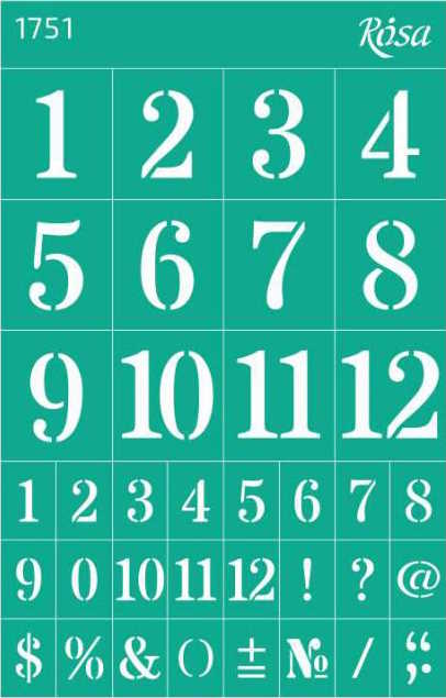 Šablona opakovatelně samolepicí 13x20cm – 1751