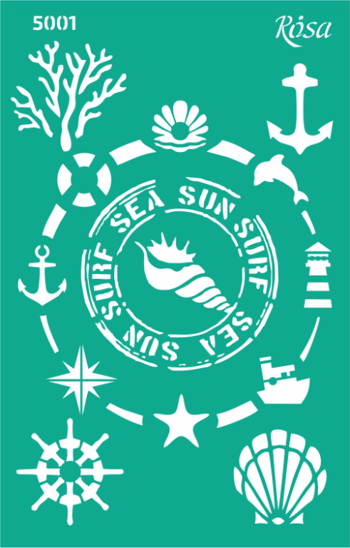 Šablona opakovatelně samolepicí 13x20cm – 5001