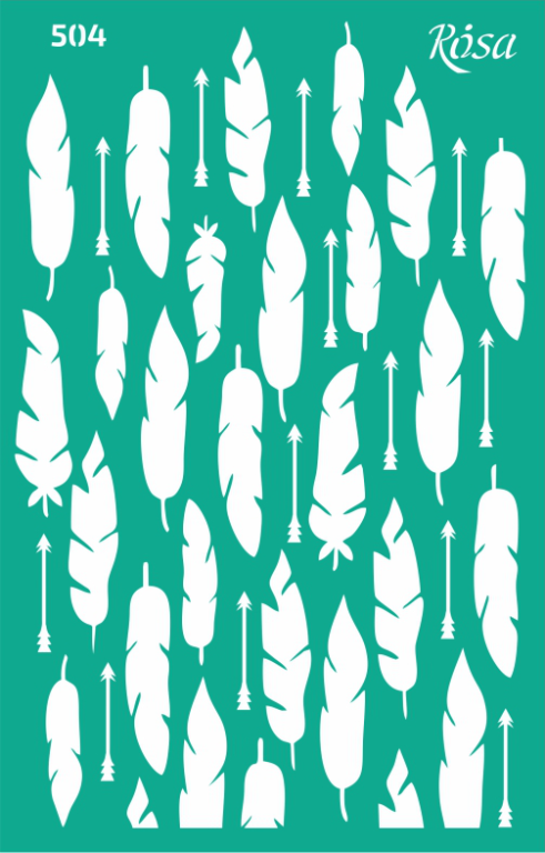 Šablona opakovatelně samolepicí 13x20cm – 504