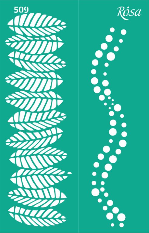 Šablona opakovatelně samolepicí 13x20cm – 509