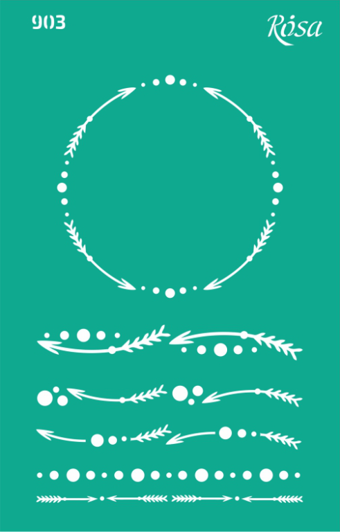 Šablona opakovatelně samolepicí 13x20cm – 903