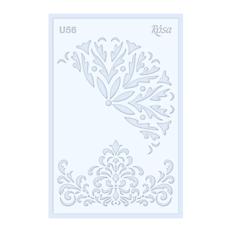 Šablona Rosa 0,5mm 13x20cm – U56