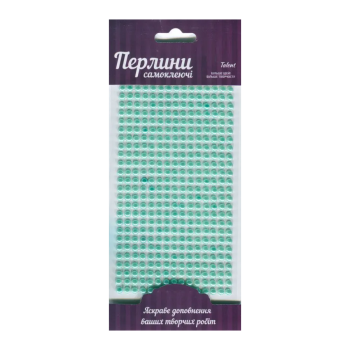 Samolepící třpytivé perličky 5mm 375ks – Turquoise