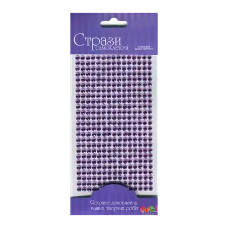 Samolepicí třpytivé kamínky 5mm 375ks – Violet