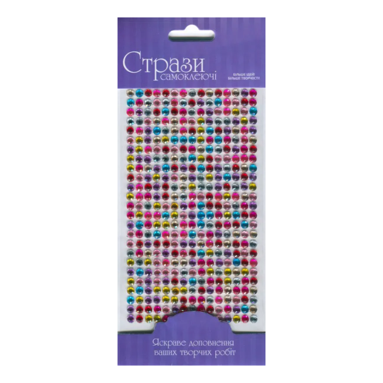 Samolepicí třpytivé kamínky 5mm 375ks – Mix