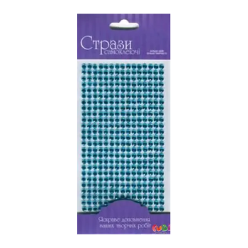 Samolepící třpytivé kamínky 5mm 375ks – Light Blue