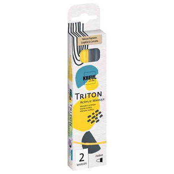 Sada akrylových markerů Triton 2ks Natural Pigments