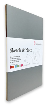 Hahnemühle Sketch&Note A6 šedý + růžový