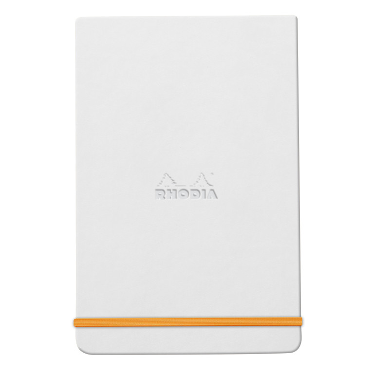 Zápisník Rhodia s pevnými deskami 9x14cm – White