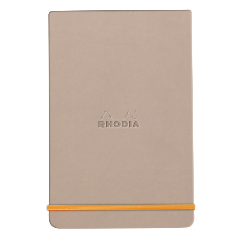 Zápisník Rhodia s pevnými deskami 9x14cm – Rose smoke