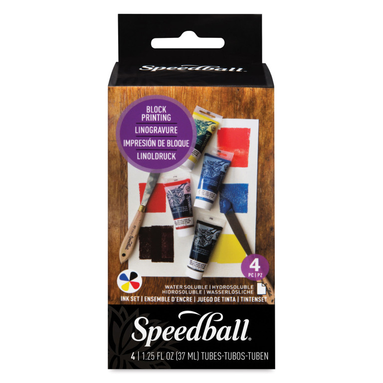 Sada linorytových barev Speedball 4x37ml