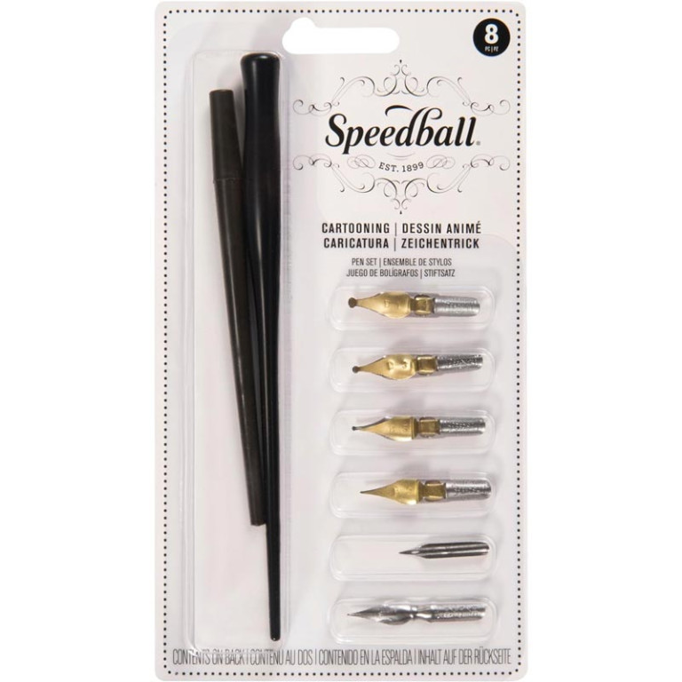 Kaligrafická sada Speedball 6+2ks 2966