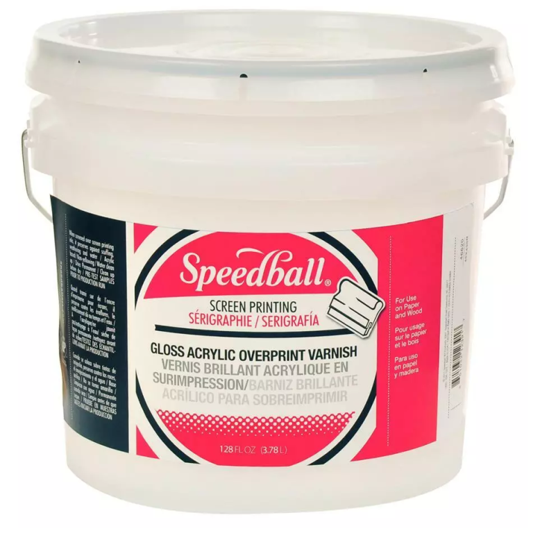 Lesklý lak pro sítotiskové barvy Speedball 3,78l