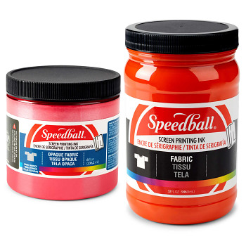 Sítotisková barva Speedball na textil – 36 odstínů