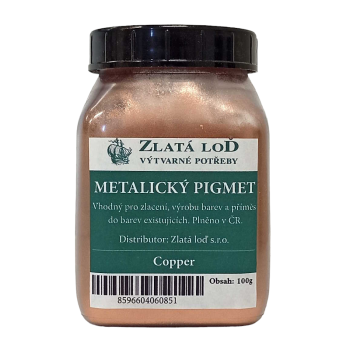 Metalické pigmenty Zlatá loď v dóze 100g – různé odstíny