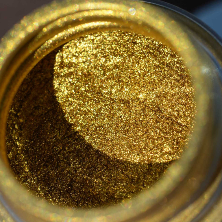 Metalický pigment Zlatá loď 100g – Reichblech gold