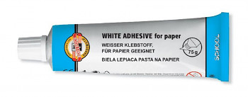 Bílá lepicí pasta na papír 75g