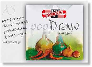 Blok Pop Draw A3 30 listů 180g/m2