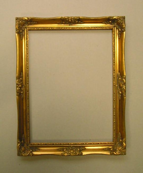 Blondelový rám zlatý 20x25cm
