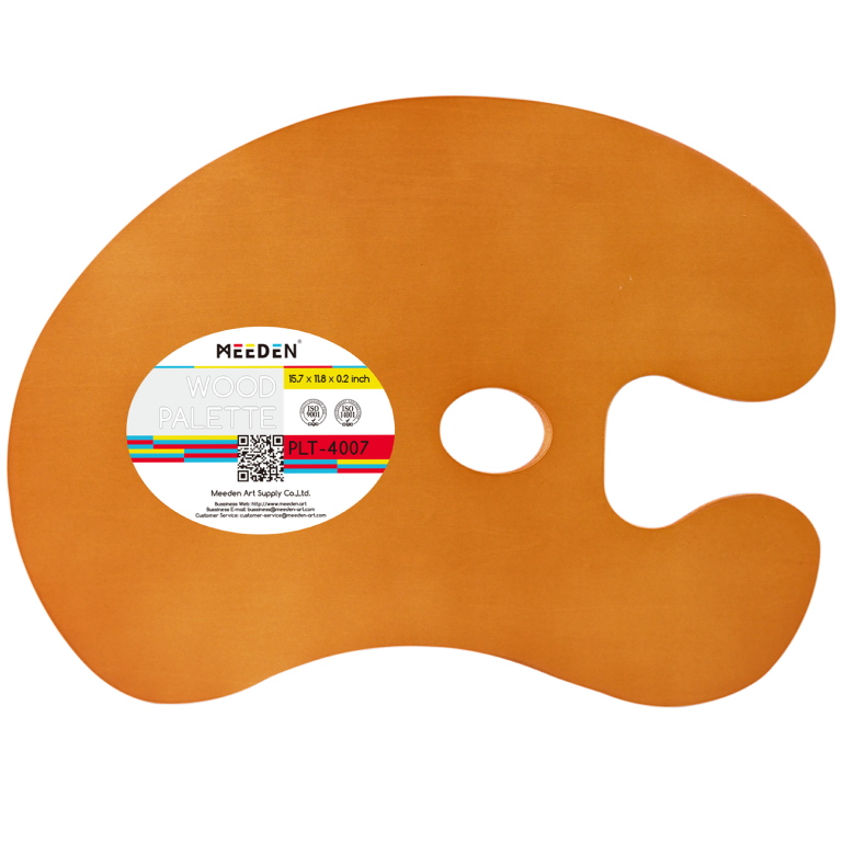 Velká dřevěná paleta Meeden 30x40cm ergonomická