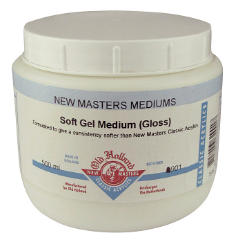 Soft gel lesklý New Masters 500ml