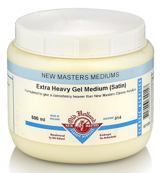 Extra heavy gel saténový New Masters 500ml