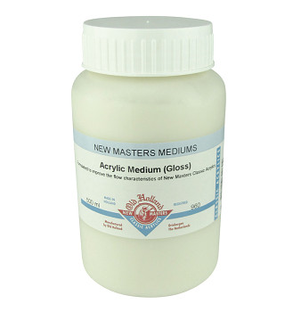 Medium pro akrylové barvy matné New Masters 500ml