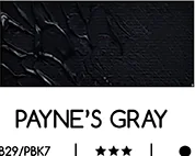 Olejová barva Meeden 60ml – 32 Payne’s Gray