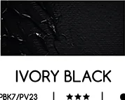 Olejová barva Meeden 60ml – 50 Mars Black