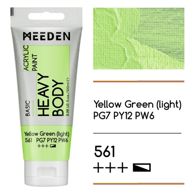 Akrylová barva Meeden 100ml – 561 Yellow Green Light