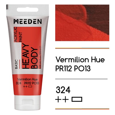Akrylová barva Meeden 100ml – 324 Vermilion Hue