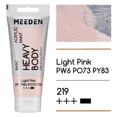 Akrylová barva Meeden 100ml – 219 Light Pink